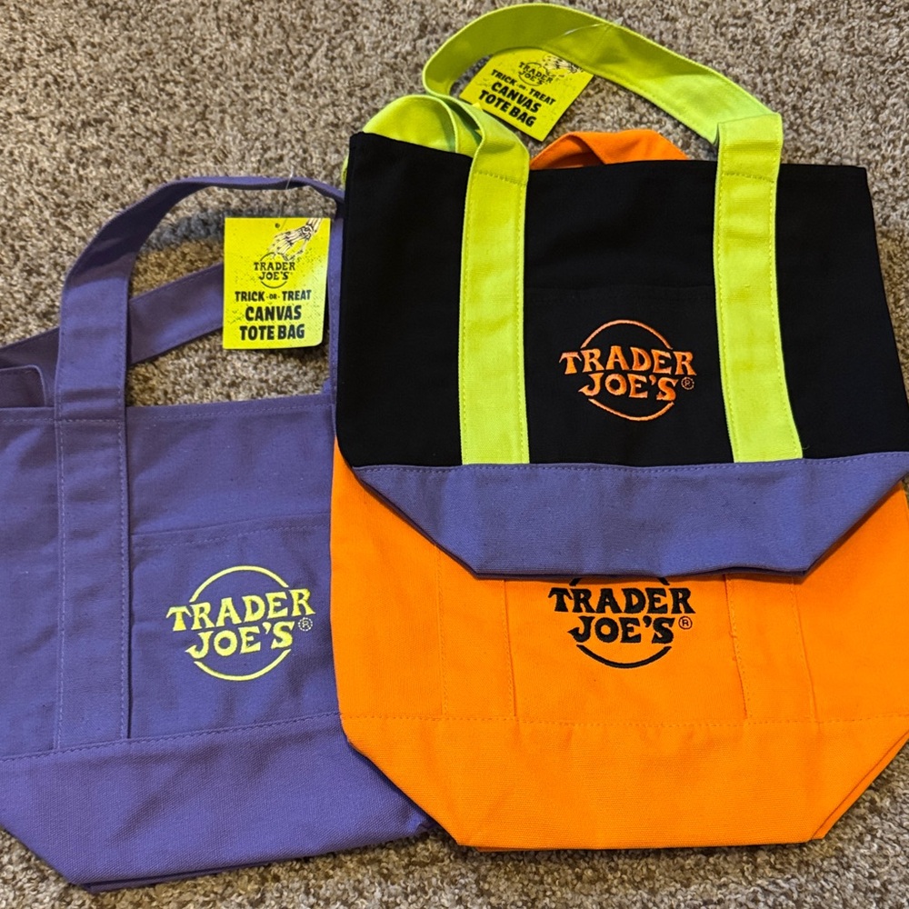 Trader Joe's Mini Totes set of 3